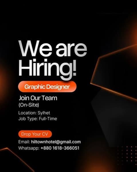 Graphic Designer role, ৳25,000 budget